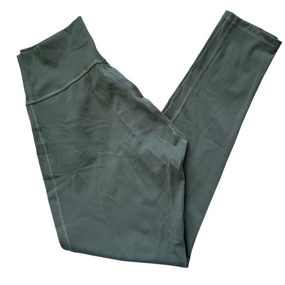 GYMSHARK Elevate High waist Full length Breathable Leggings in unit green-Size M - Picture 6 of 7